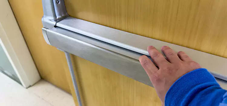 Installing a Push Bar on a Door Carson City