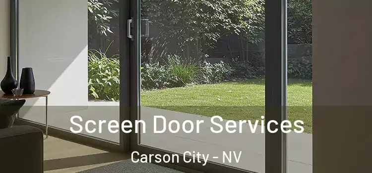 Screen Door Services Carson City - NV